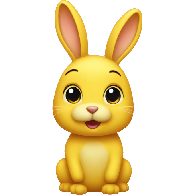 yellow bunny emoji