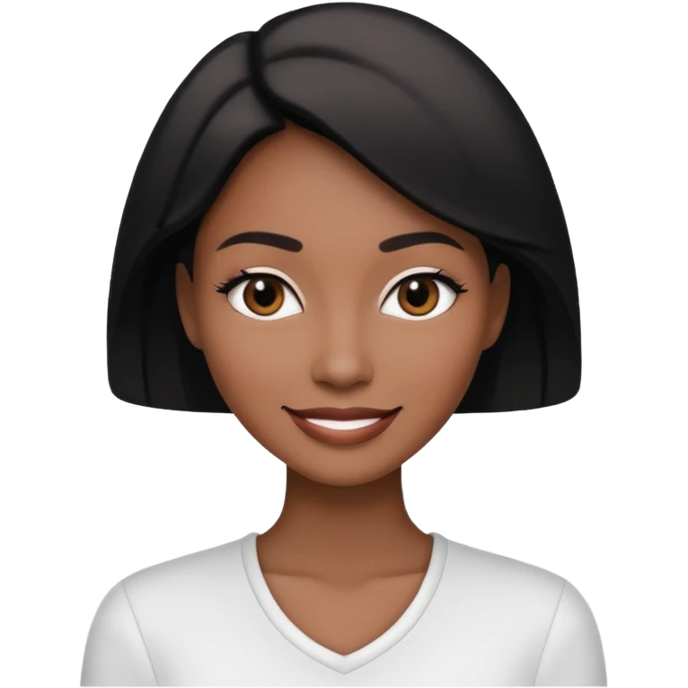 Fashion Black&White woman emoji