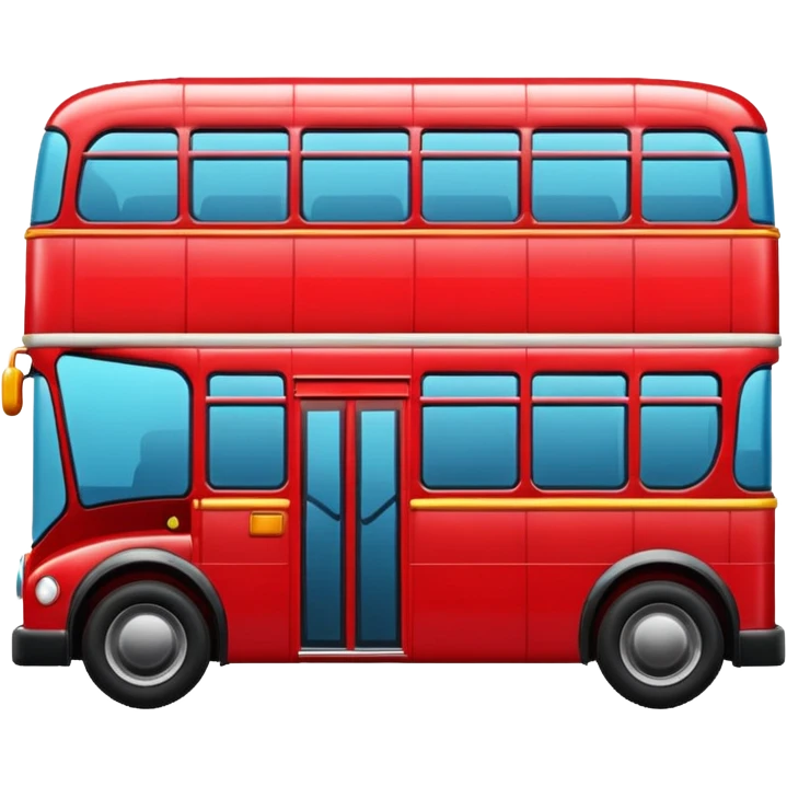 double decker bus emoji