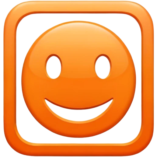 orange square with 'OK' text emoji
