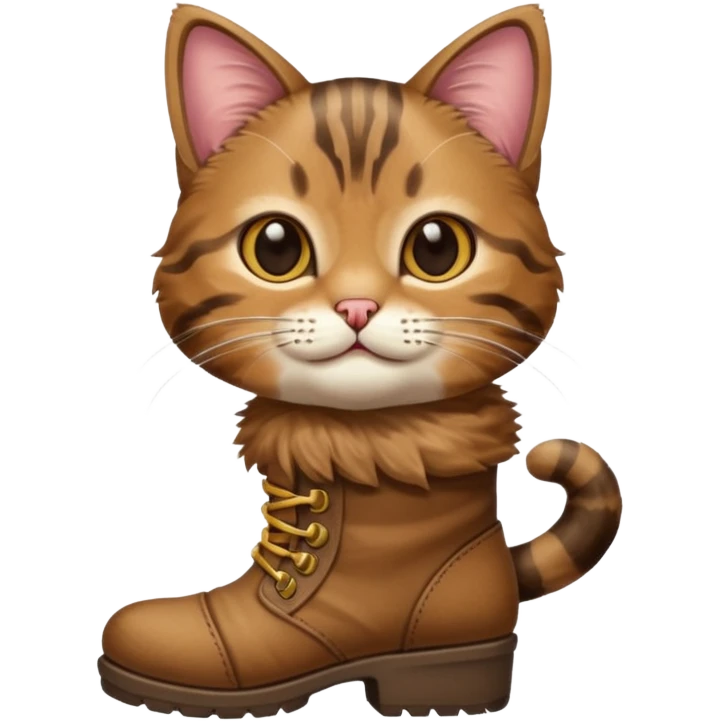 Gato con botas emoji