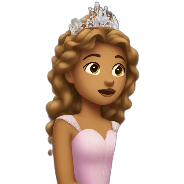 princess is upset on the train emoji