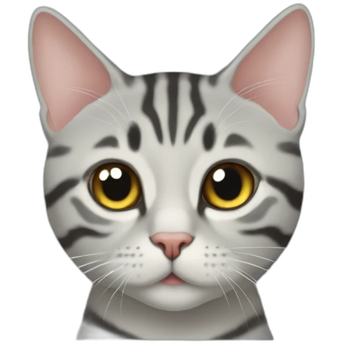 The American Shorthair emoji