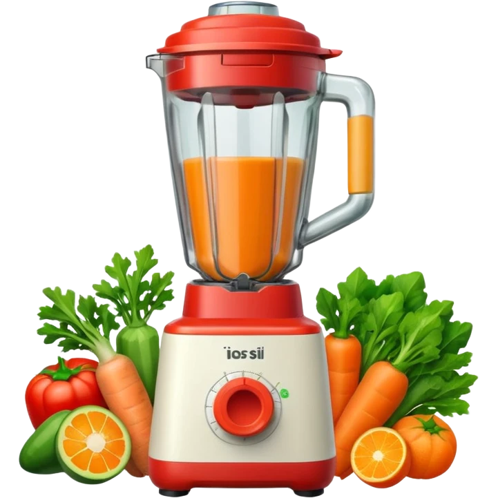 a blender with vegetables emoji