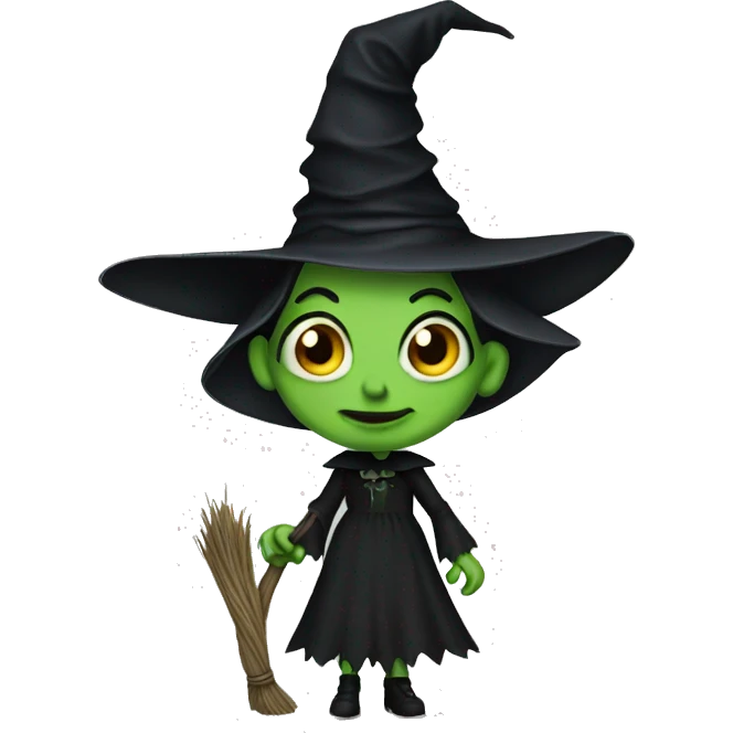 The wicked witch emoji