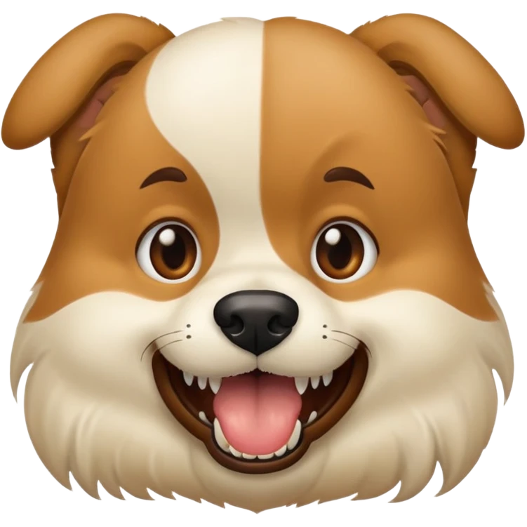 face eating a dog emoji