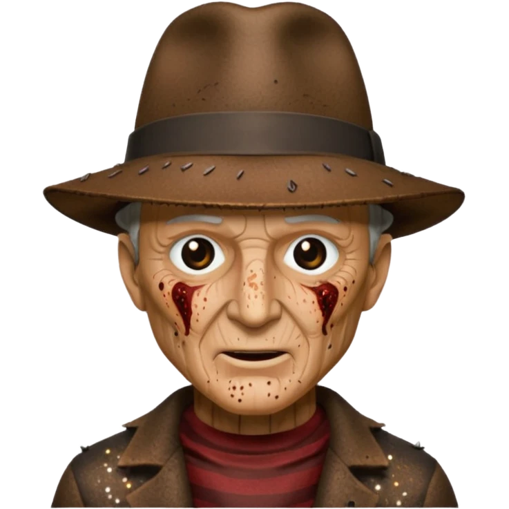 glitter freddy krueger emoji