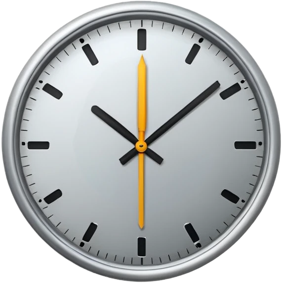 A clock icon emoji