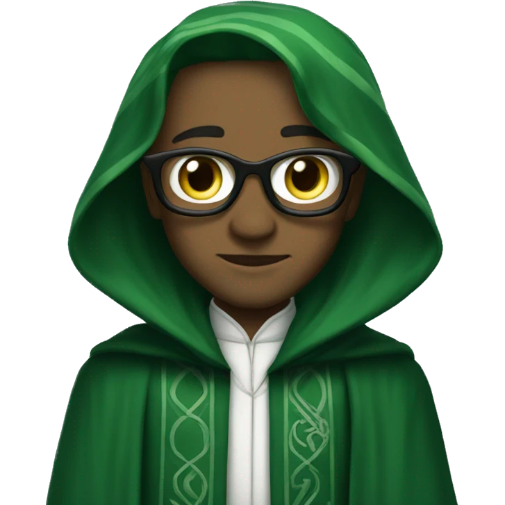 Me in slytherin robes emoji