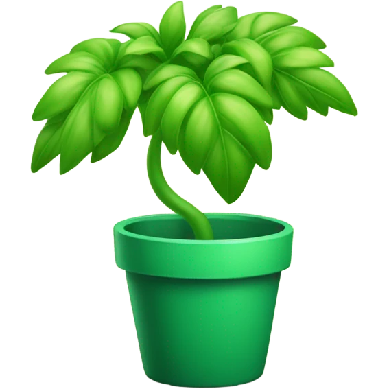 Planta sonrriente  emoji