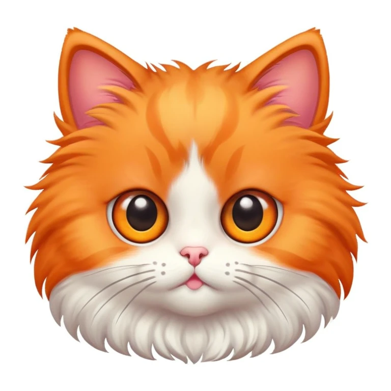 one cute cat emoji