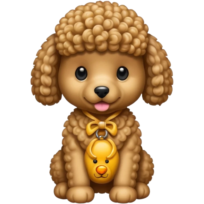 Teddy bear like poodle emoji