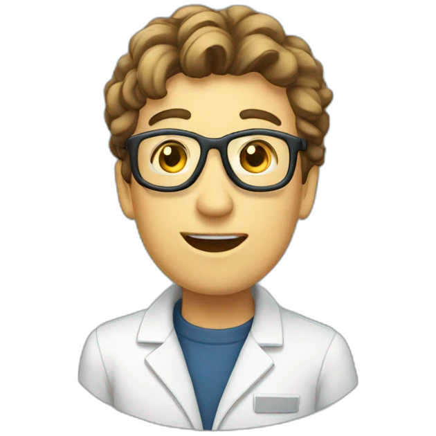 scientist tube emoji
