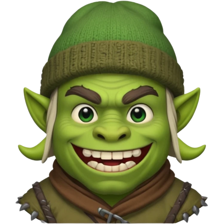 ork with beenie emoji