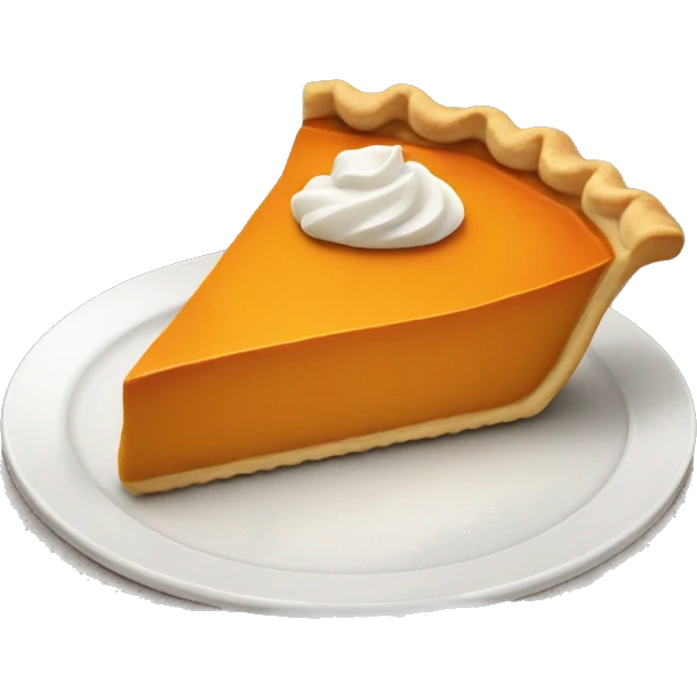 Pumpkin pie emoji