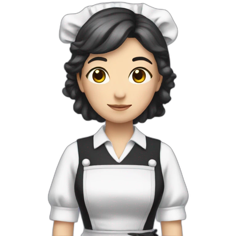 maid outfit amongus emoji