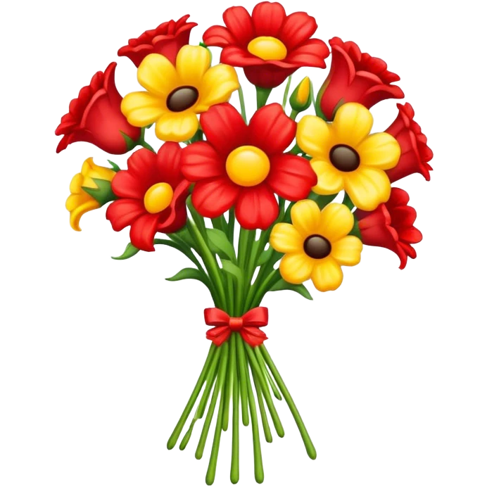 spam art melted flower bouquet  emoji