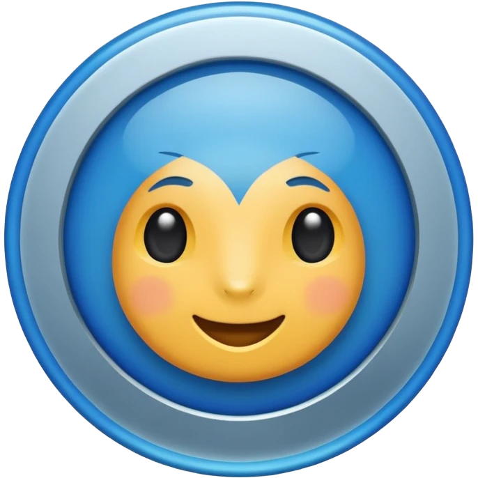 Blue tick  emoji