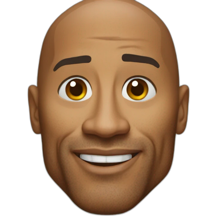 Dwayne Johnson emoji