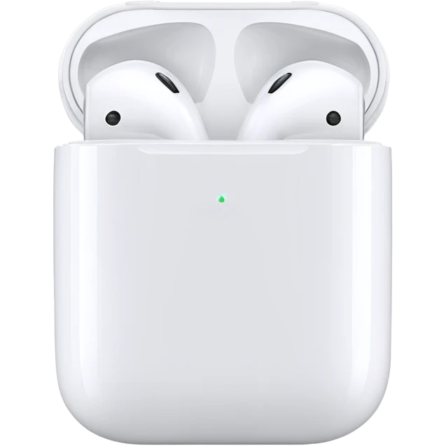 white airpods emoji