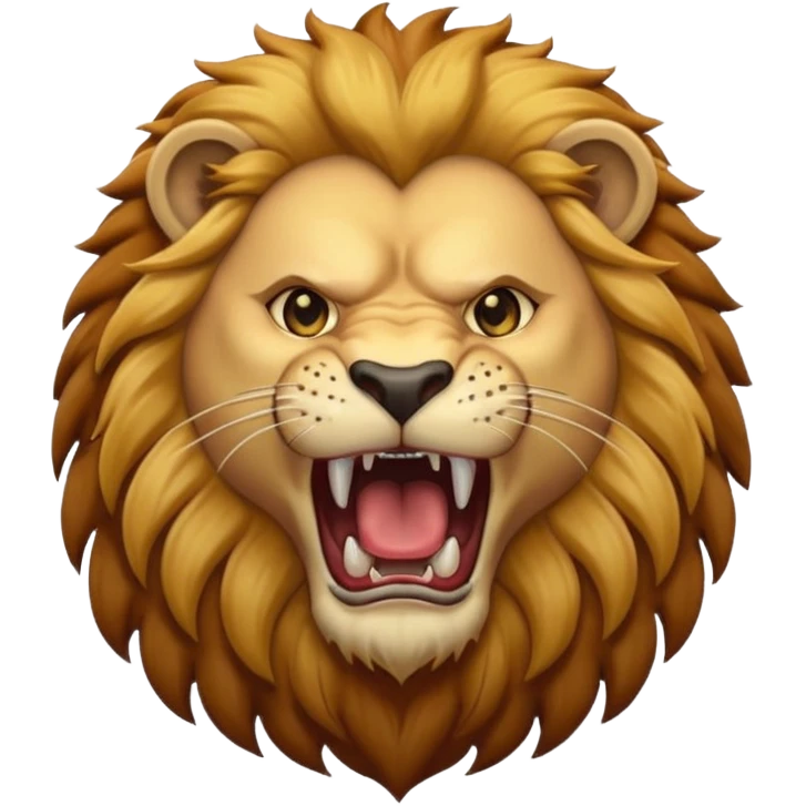 Aggressive full Lion emoji