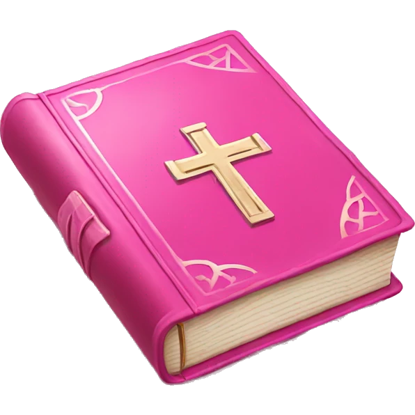 pink holy bible  emoji