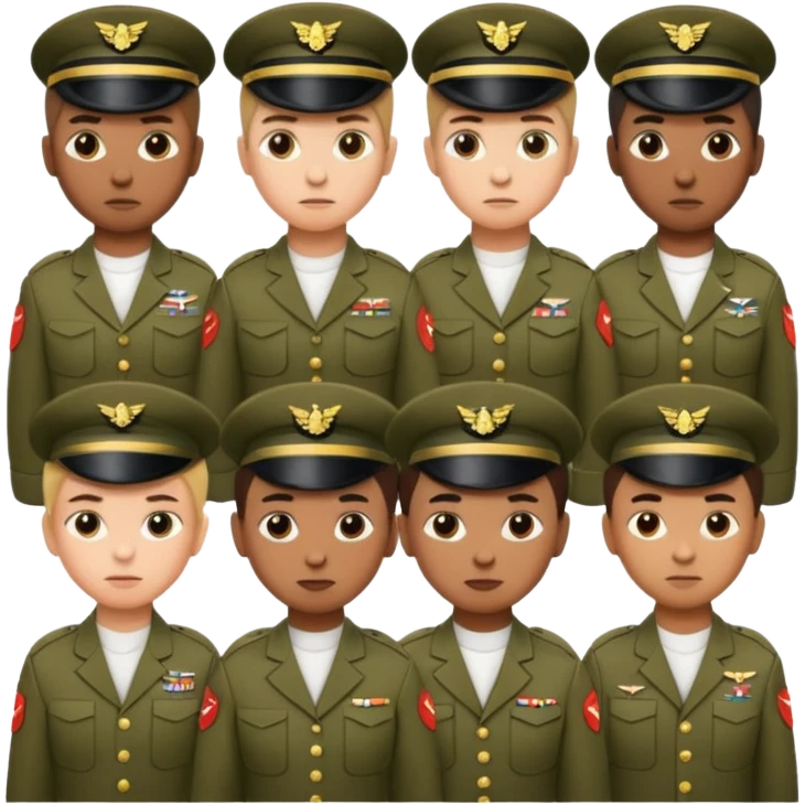 military emoji
