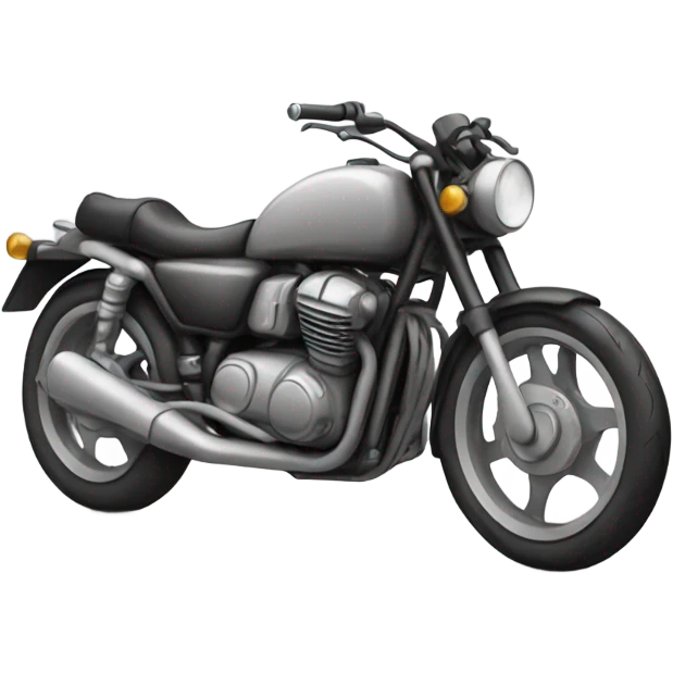 Bike doing a mono emoji