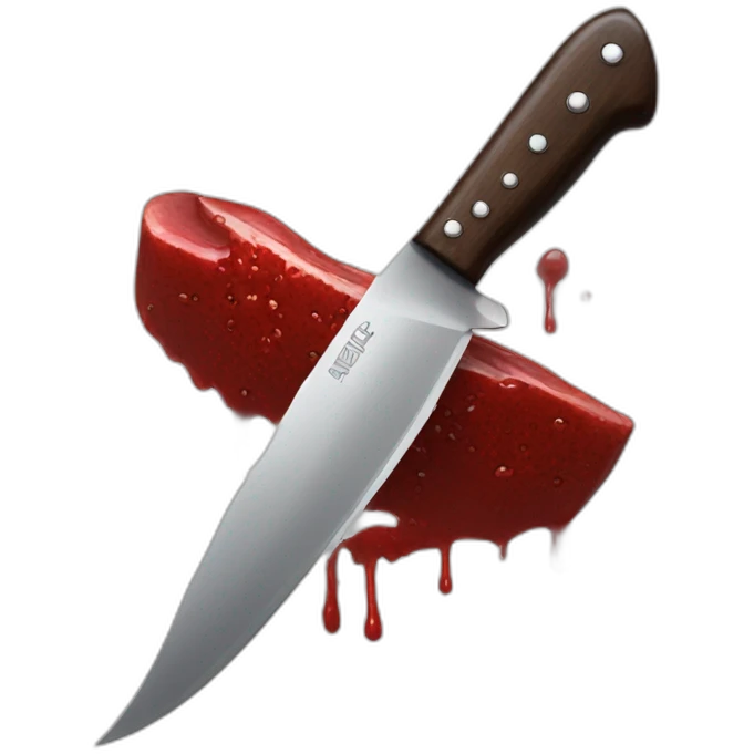 knife and blood emoji