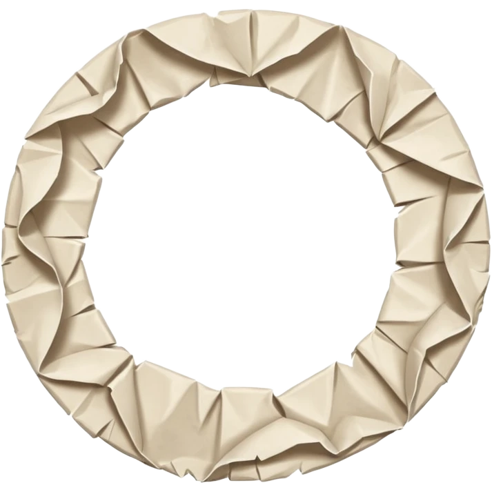 crumpled paper circle emoji