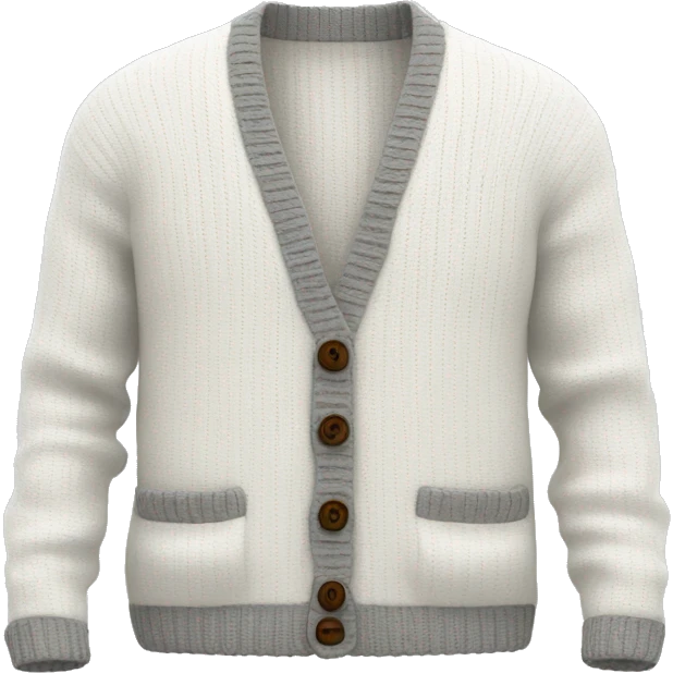 cardigan white  emoji