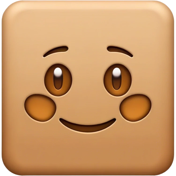 soft brown emoji