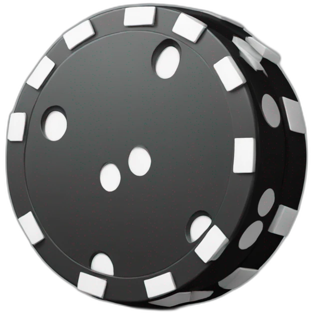 black gamble emoji