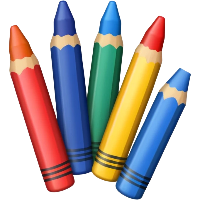 crayons emoji