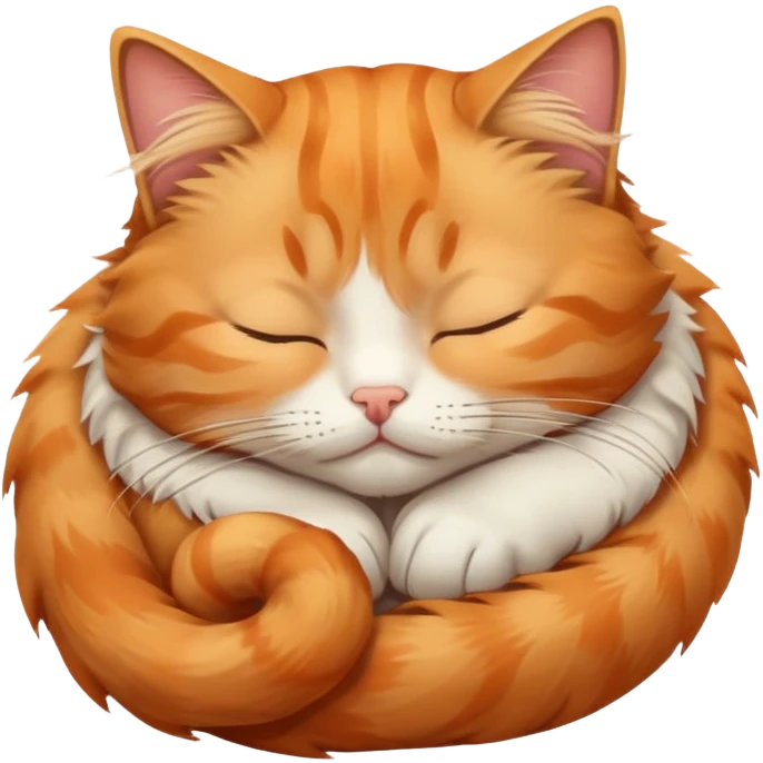 Sleepy cat emoji