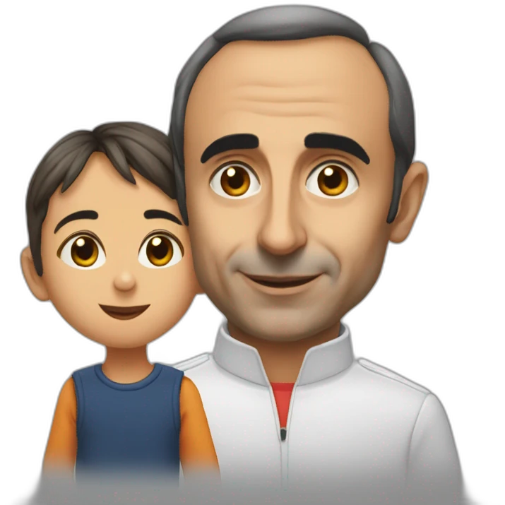 Eric Zemmour avec un enfant emoji