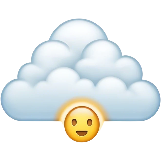light Cloud emoji