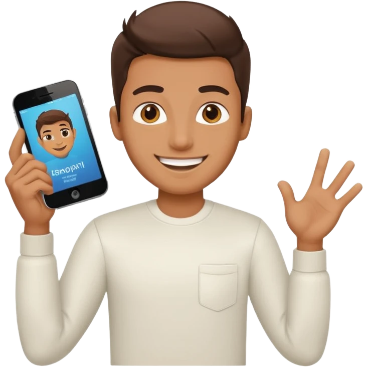 cool guy presenting a startup pitch deck emoji
