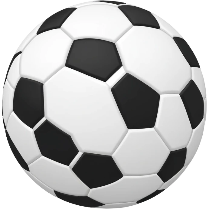 Soccer ball with a 7 on it emoji