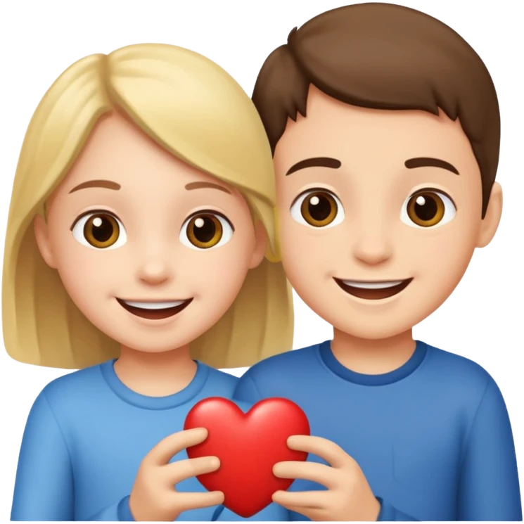 child playing together emoji