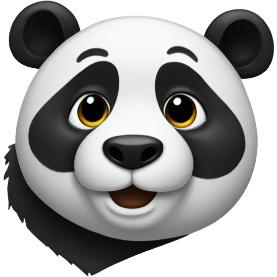 un panda emoji