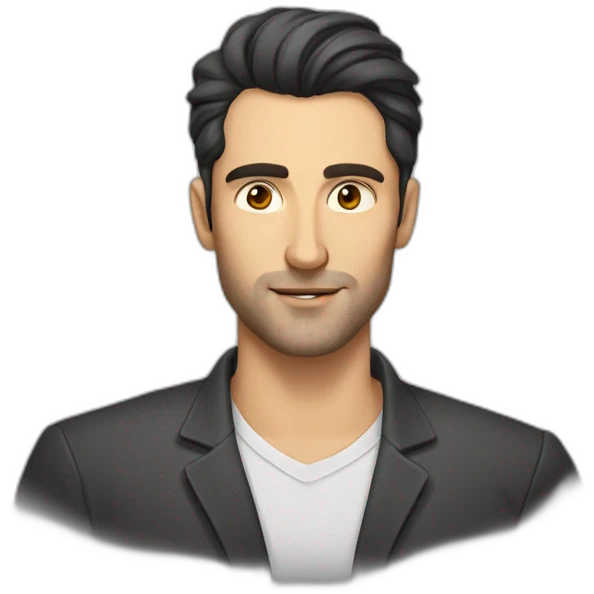 romanian good looking man no beard emoji