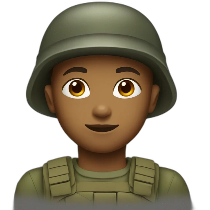 soldier kid emoji