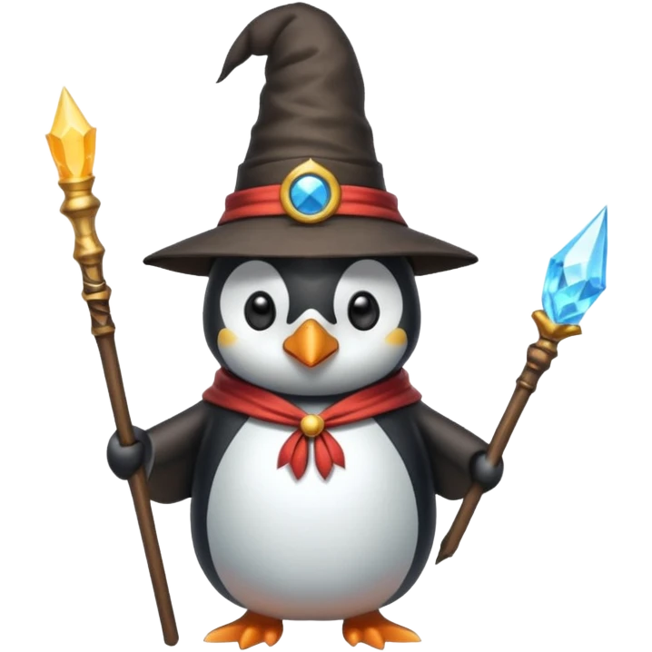 penguin wizard emoji