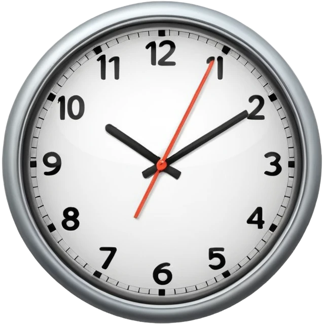 Clock it  emoji
