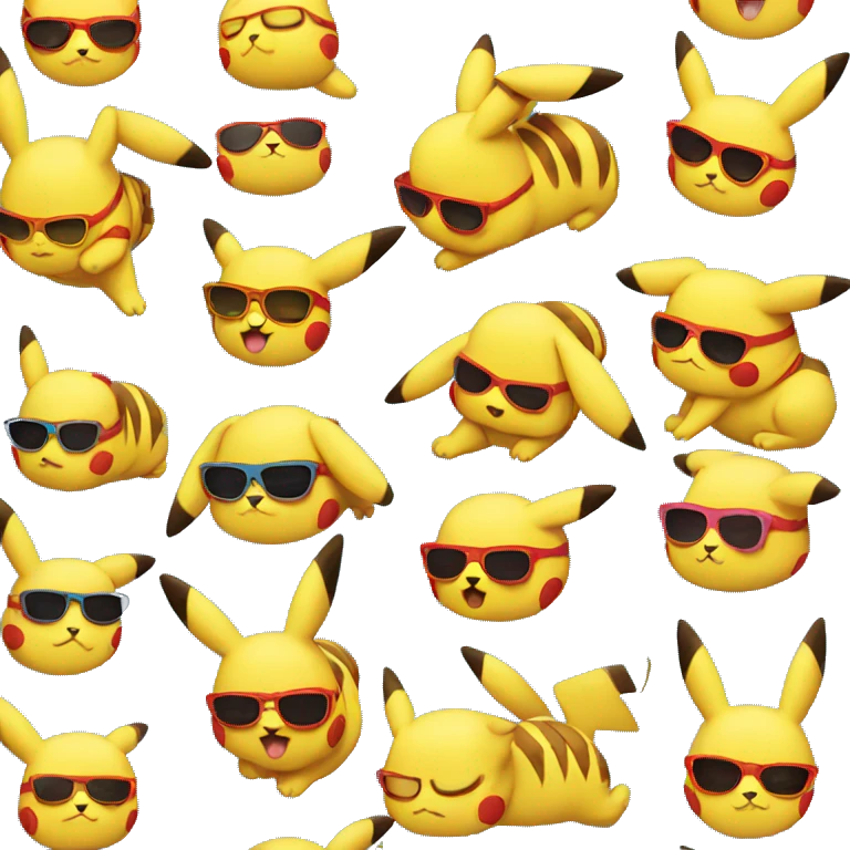 sleeping-pikachu-with-sunglasses emoji