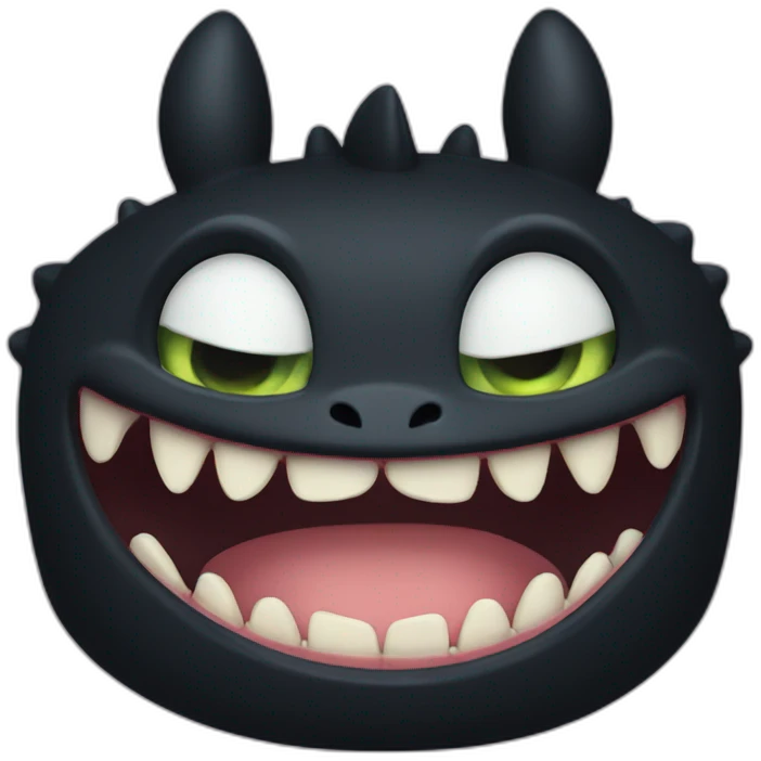 Toothless emoji