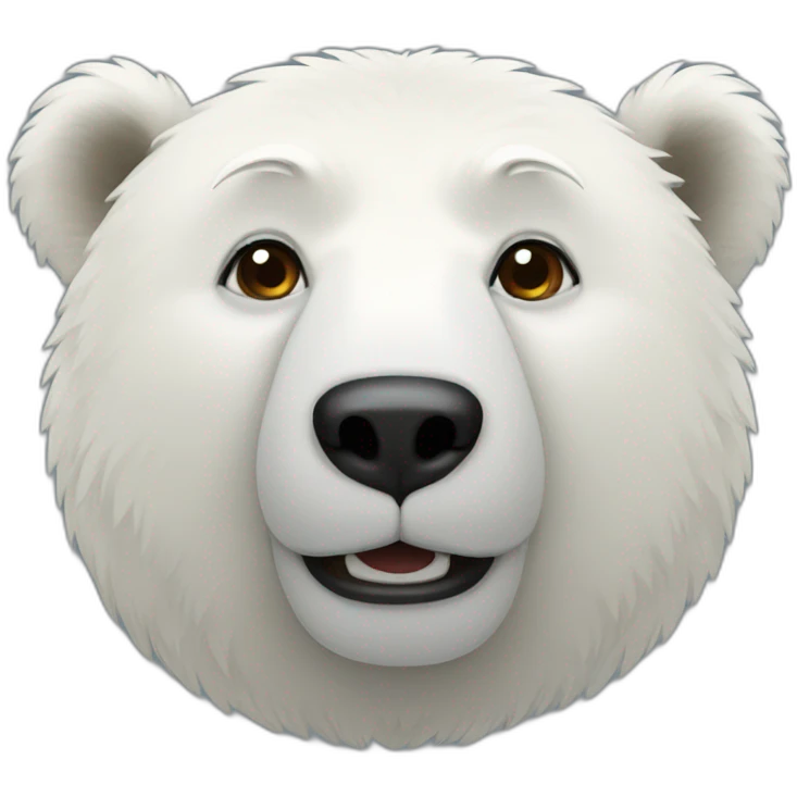 black polar bear emoji