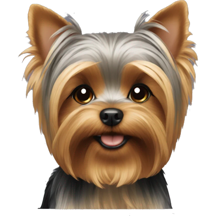 Yorkie dog emoji