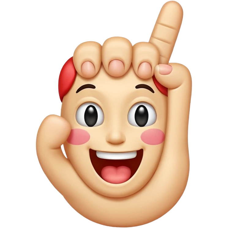 Middle finger 🖕 and laughing face 🤣  emoji